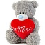 Me to You Knuffel - Beer - Be Mine - Hart - 11cm