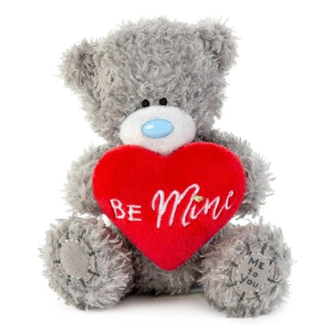 Me to You Knuffel - Beer - Be Mine - Hart - 11cm