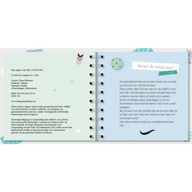 Lantaarn Boek - Hoera, je wordt opa!