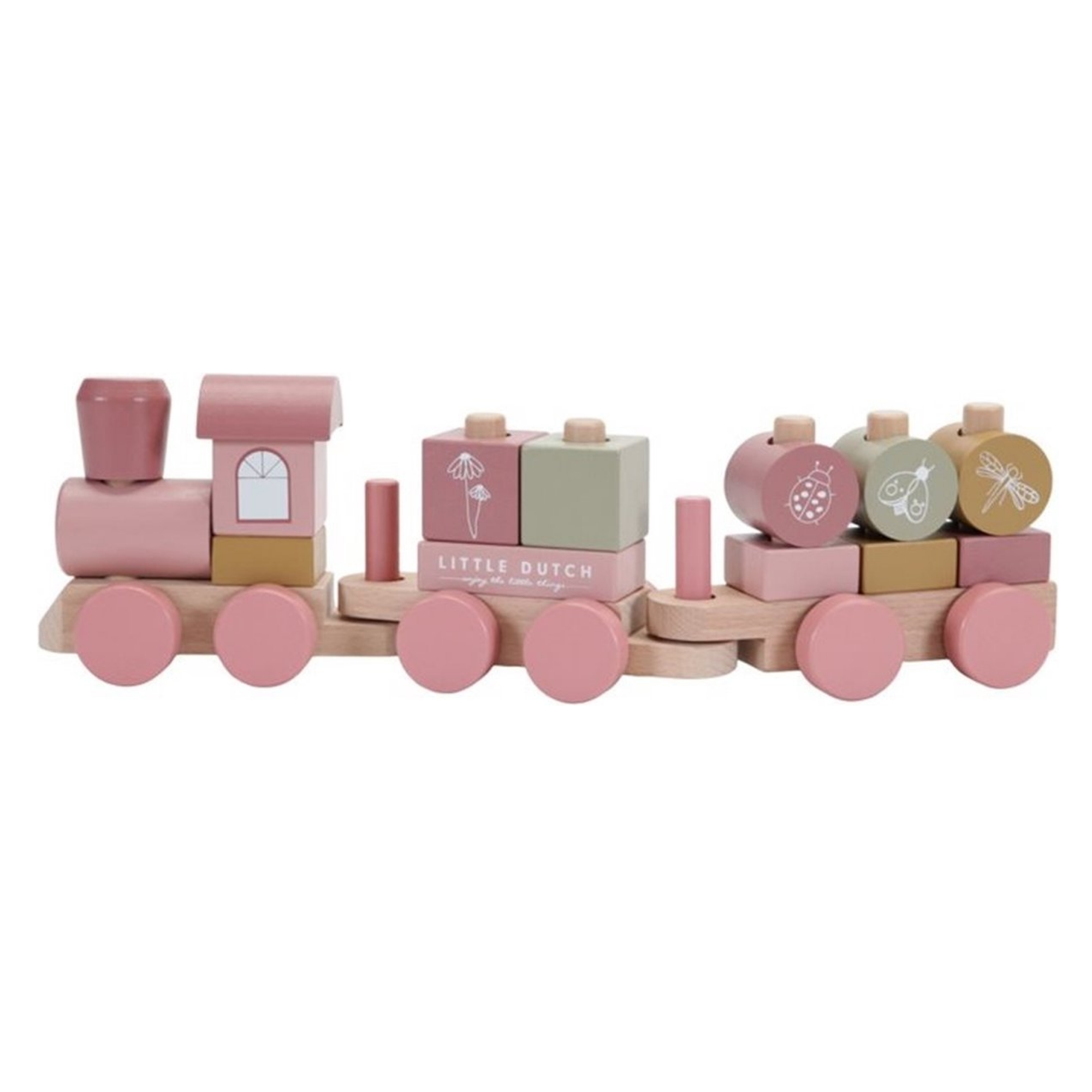 Blokkentrein - Roze