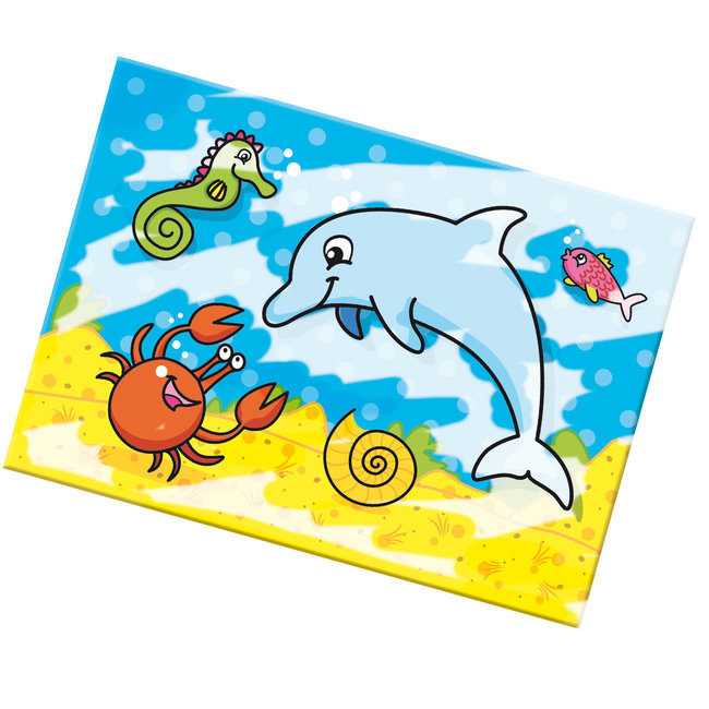 SES Kleuren met water - Dieren