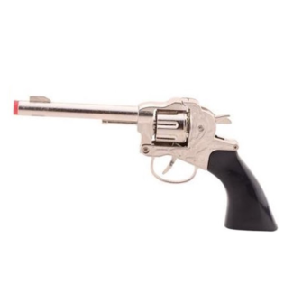 PartyXplosion Pistool - Klappertjes - Western revolver - 8 Schots