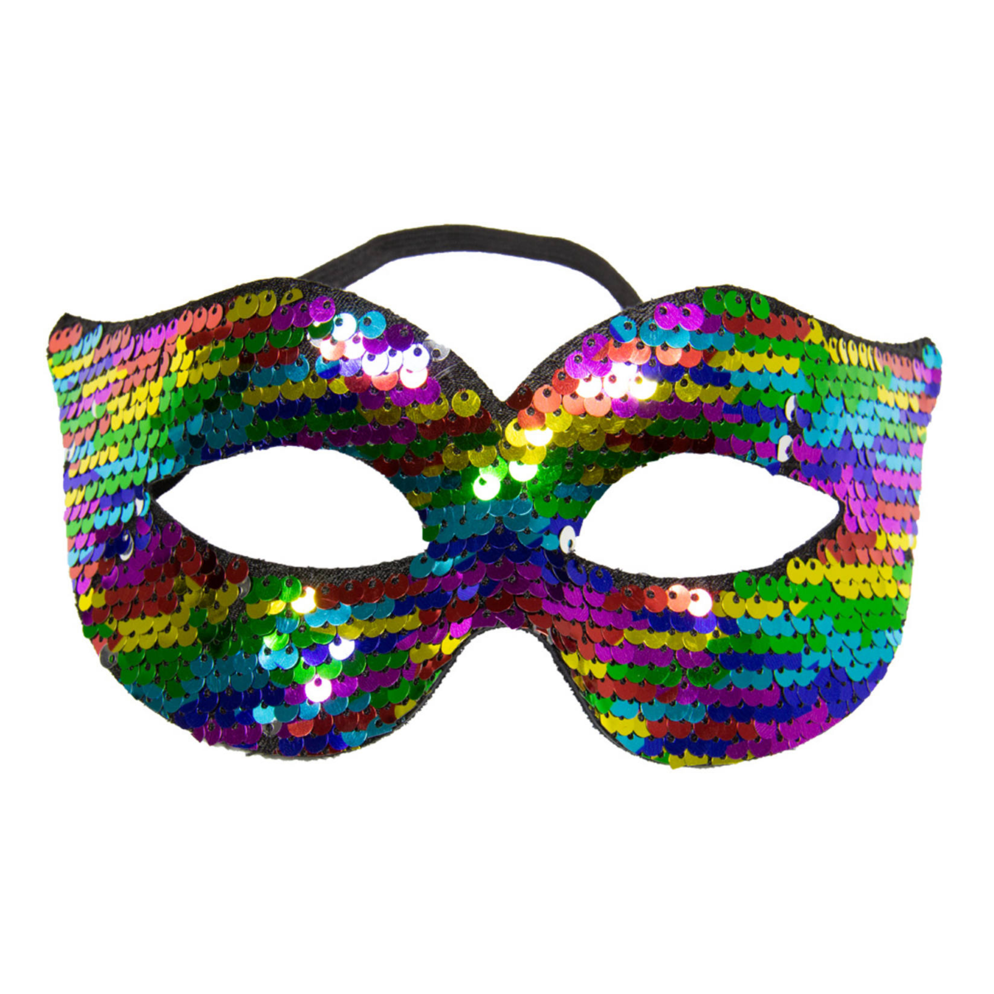 Oogmasker - Regenboog - Omkeerbare pailletten