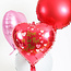 Folat Folieballon - Hart - Love is in the air - 45 cm - Zonder vulling