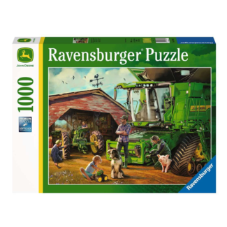 Ravensburger Puzzel - John Deere toen en nu - 1000st.