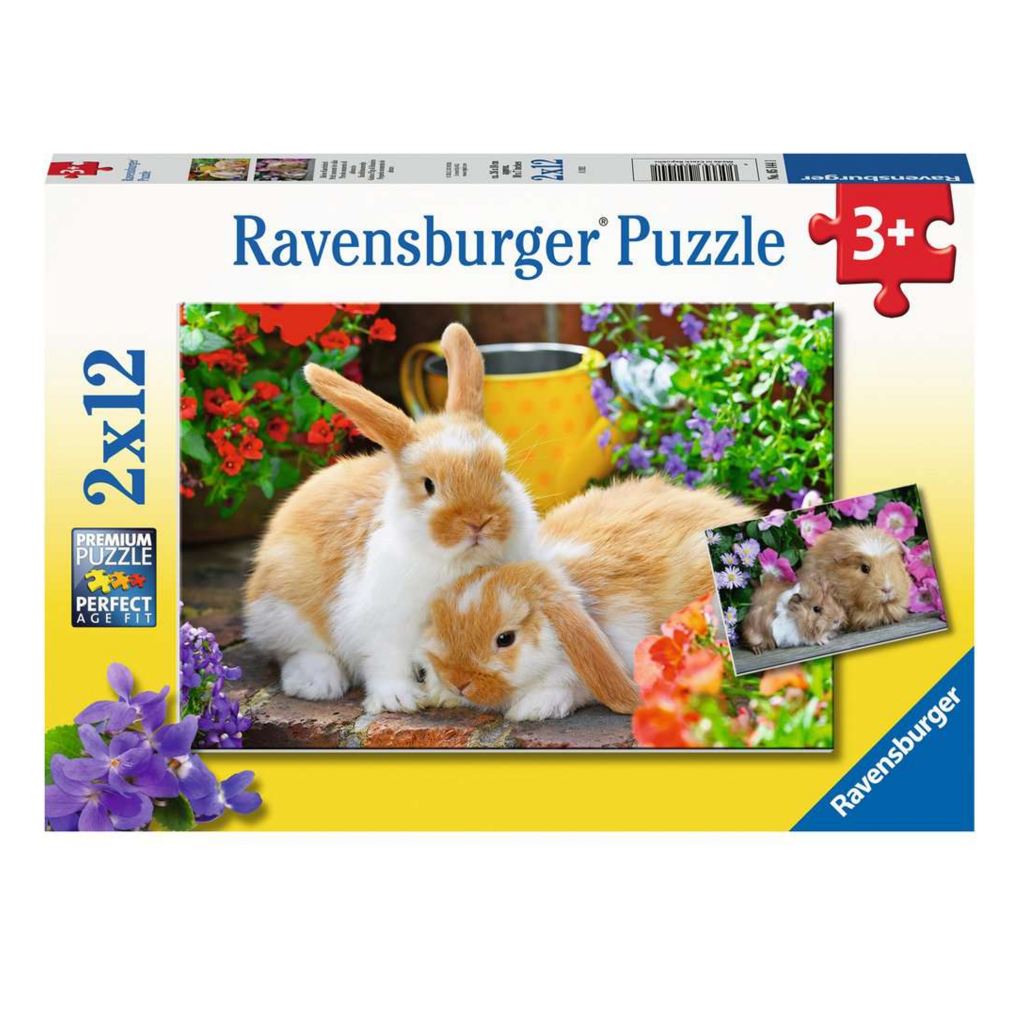 Puzzel - Knuffeltijd - 2x12st.*