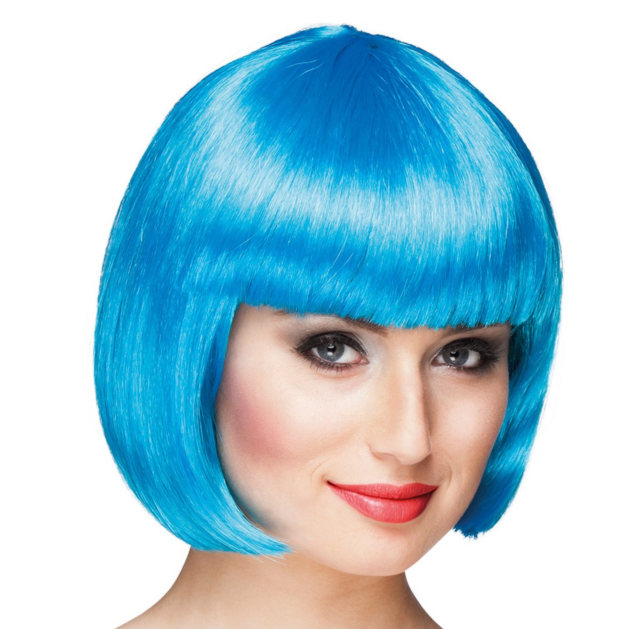 Pruik - Ice Blauw - Bobline