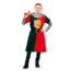 Haza-Witbaard Kostuum - Ridder - Rood - 2dlg. - mt.122/140