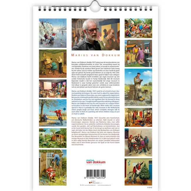 Comello Verjaardagskalender - Marius van Dokkum - Turbo - A4