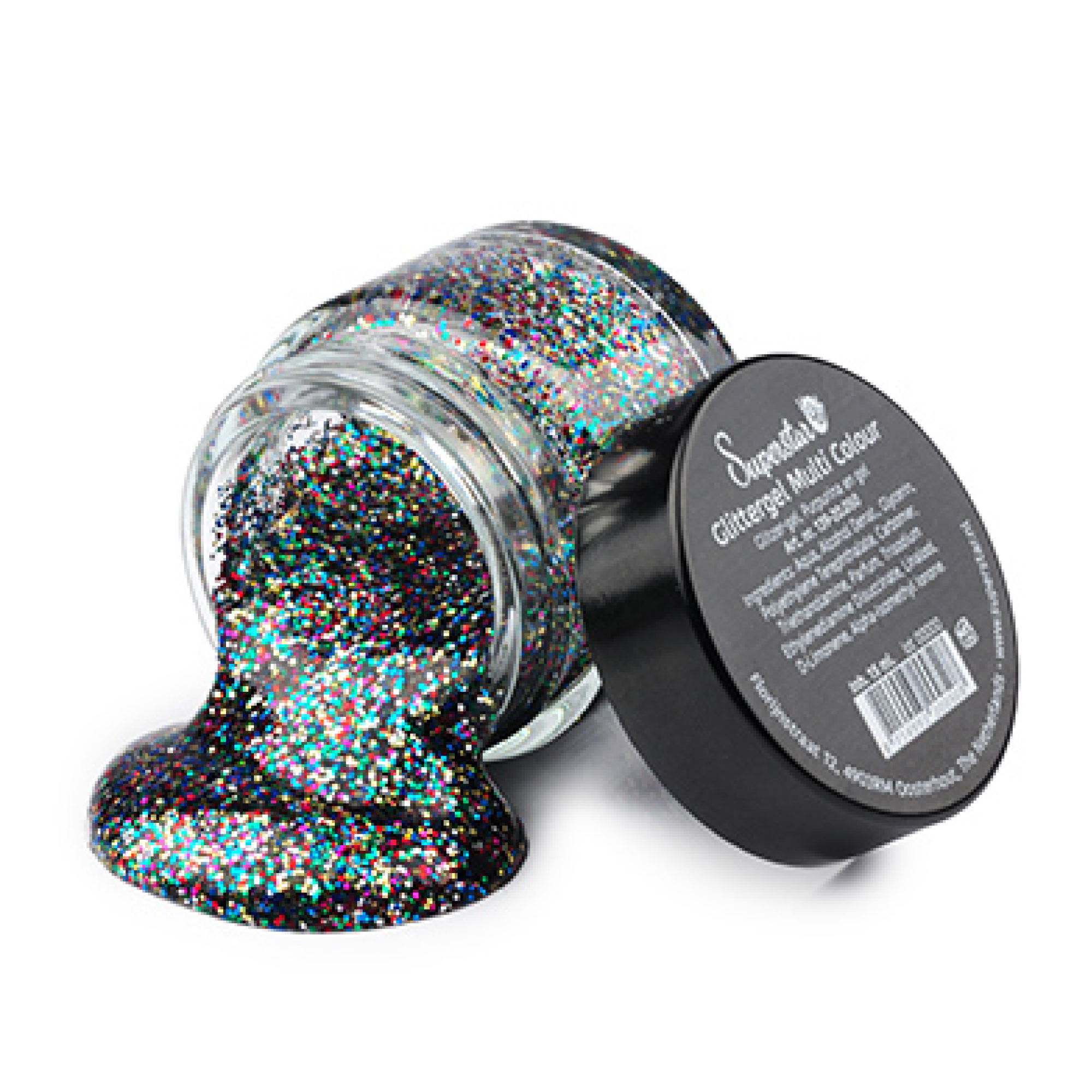 Glittergel - Multi bont - 20ml