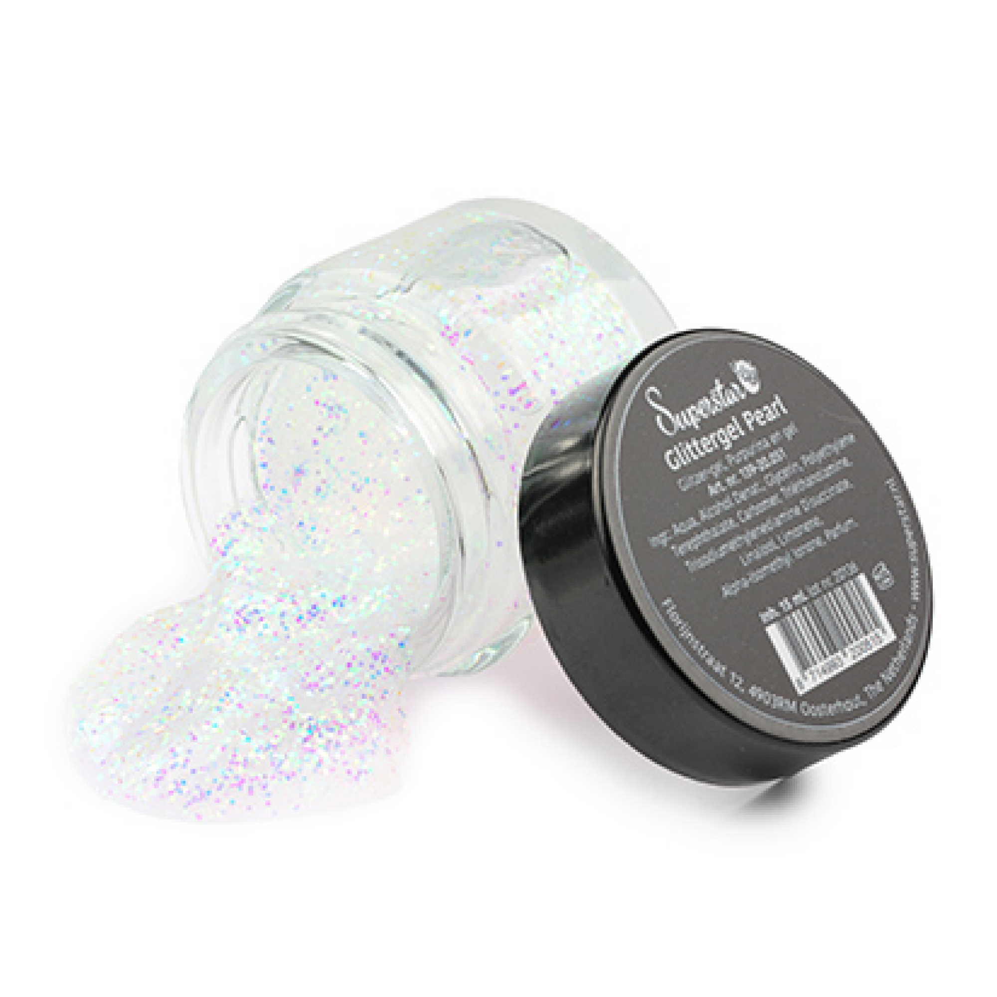 Glittergel - Wit - Parelmoer - 20ml