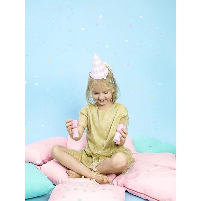 PartyXplosion Feesthoedjes - Pastel - 16cm - 6st.