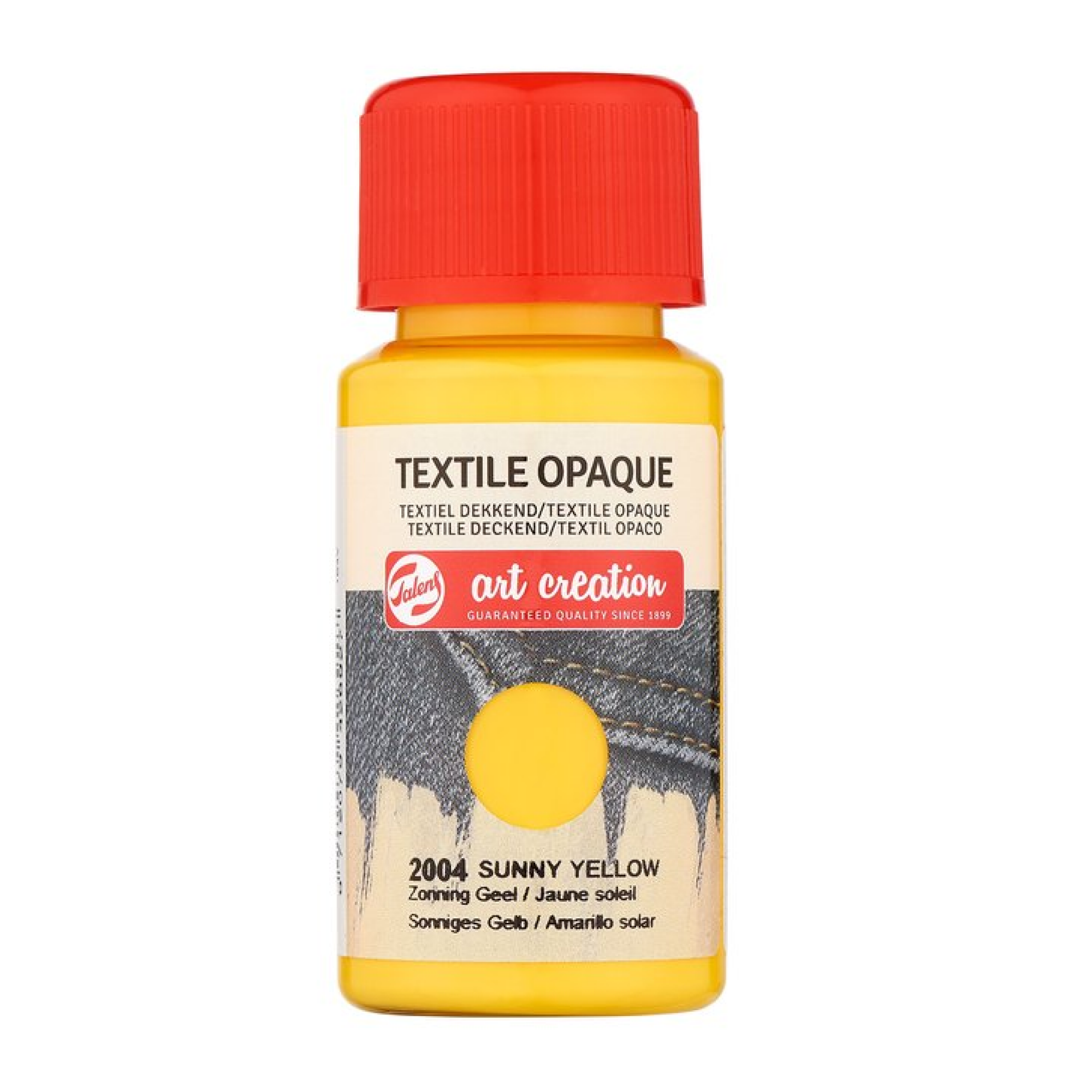 Textielverf - Dekkend - Zonnig geel - Art Creation - 50ml