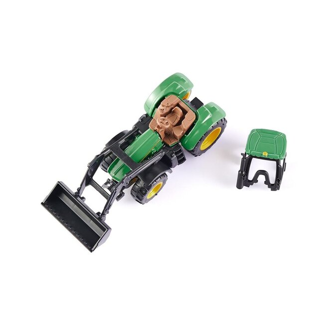 Siku Auto - Tractor - John Deere met frontlader - Siku
