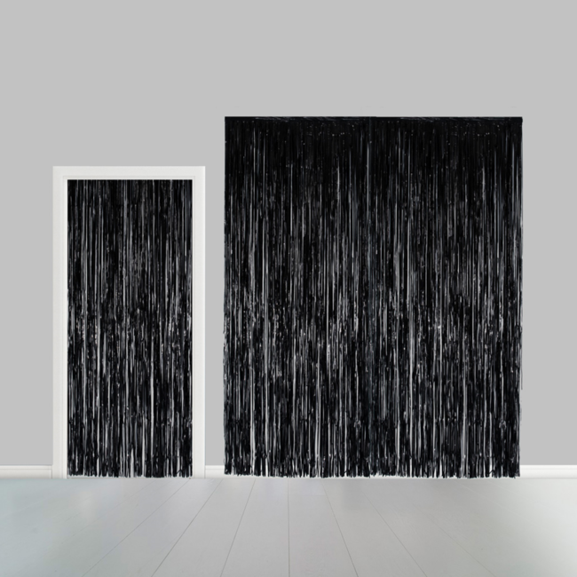 Globos Deur gordijn - Zwart - 100x240cm