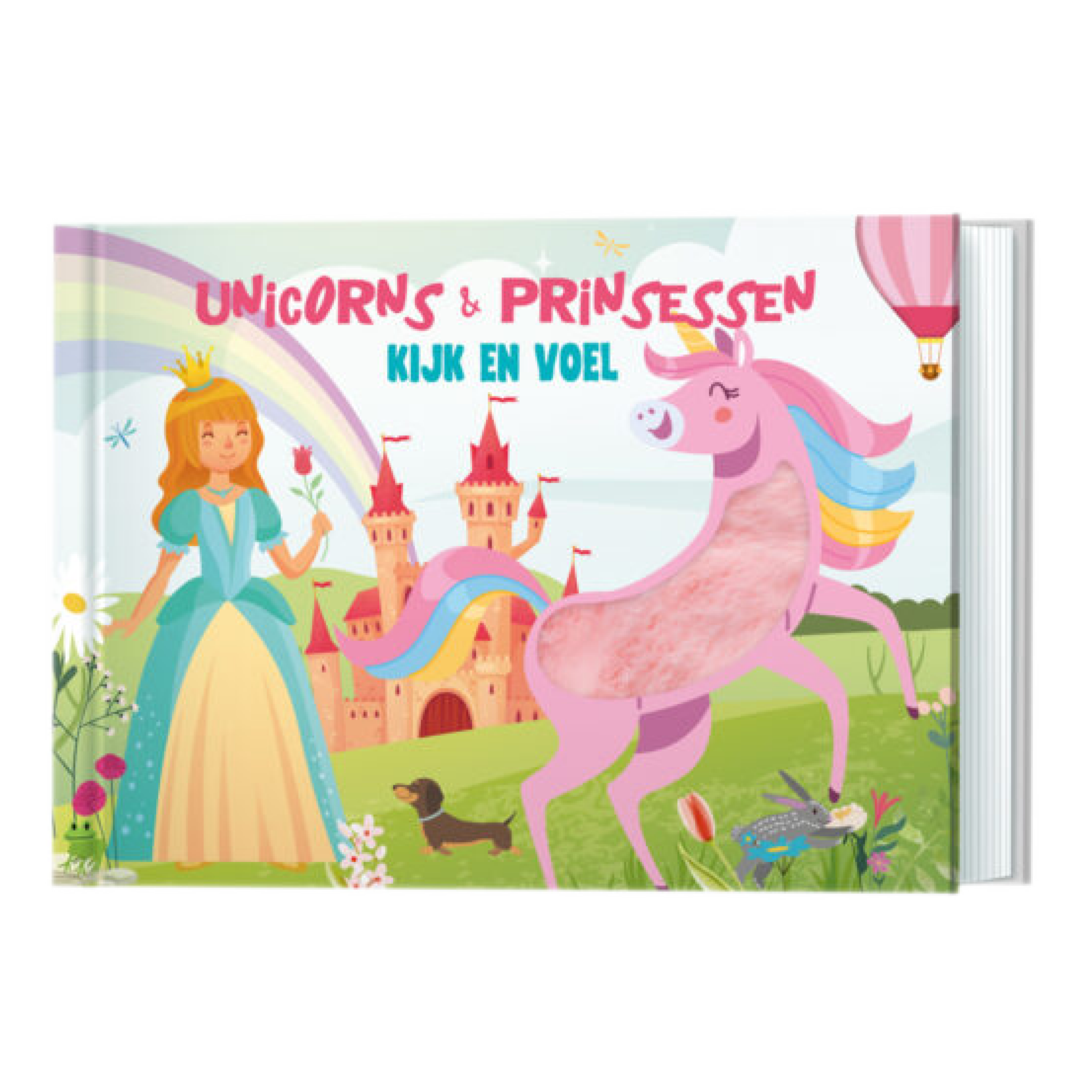 Boek - Kijk- & voelboek - Unicorns & prinsessen