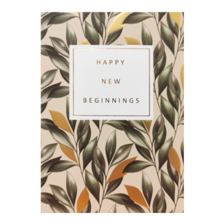 Artige Kaart - Gold Rush - Happy new Beginning - GLD044-A