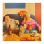 Comello Kaart - Familie aan de lijn - Marius van Dokkum