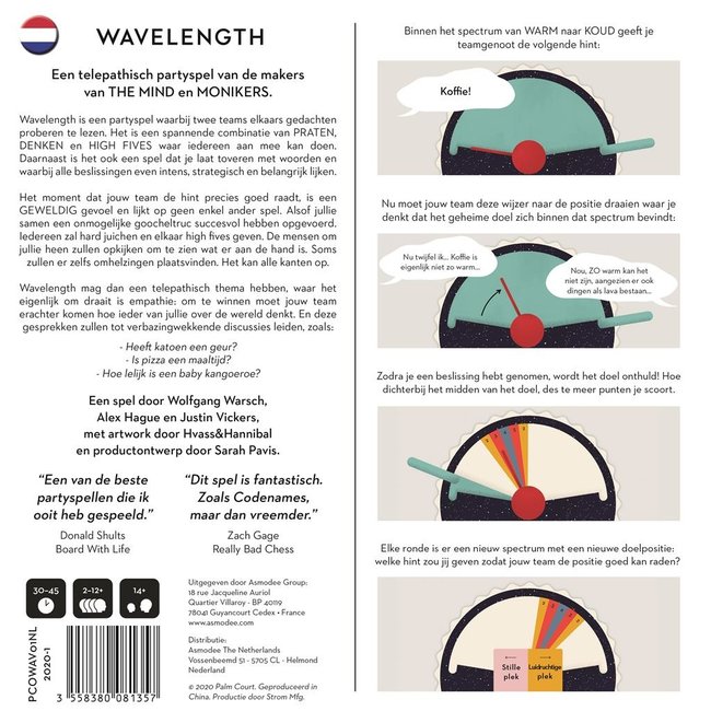 Asmodee Spel - Wavelength - NL