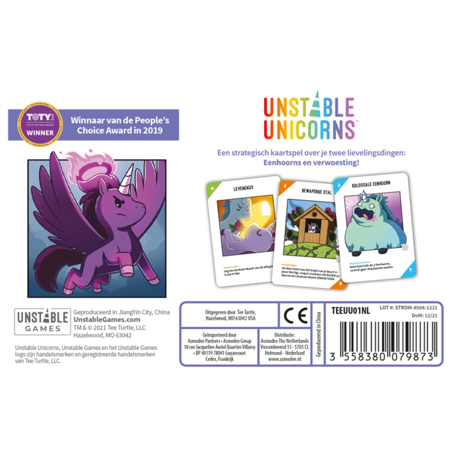 Asmodee Spel - Unstable Unicorns - NL