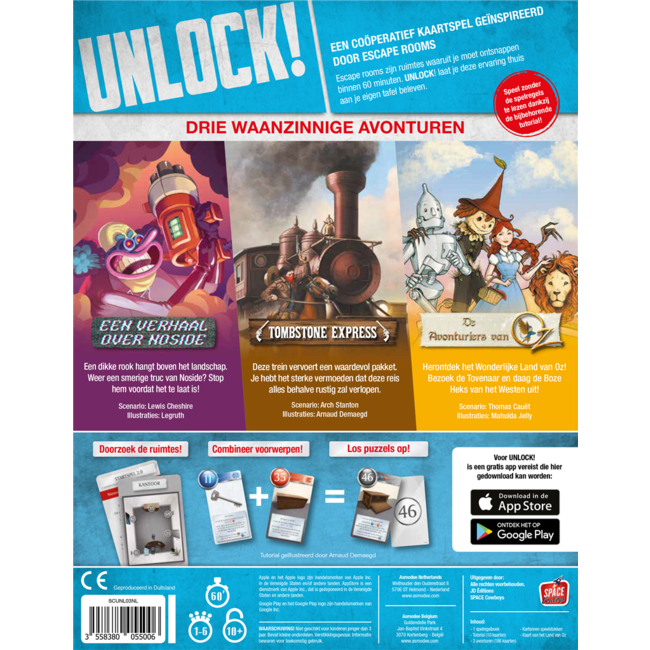 Asmodee Escape room - Geheime Avonturen - Unlock!