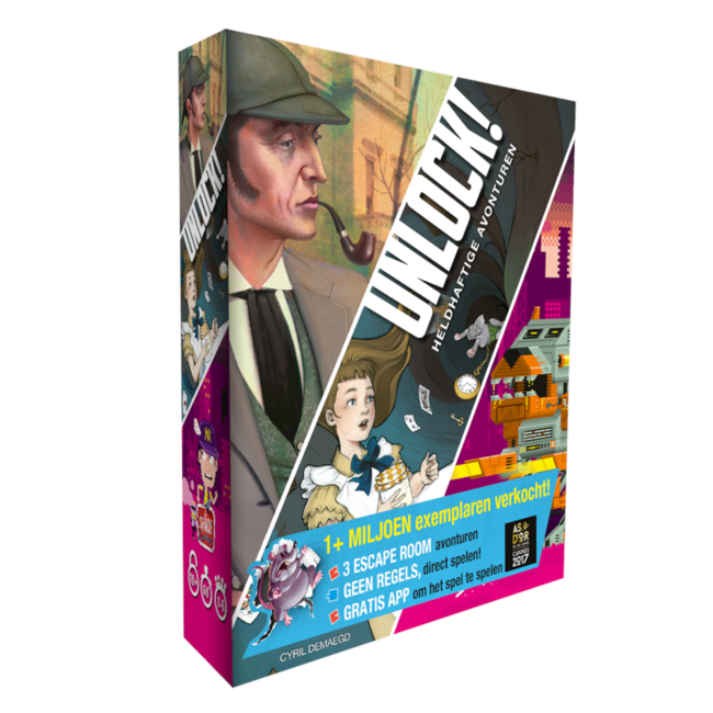Asmodee Coöperatief spel - Unlock! - 5 - Heldhaftige Avonturen