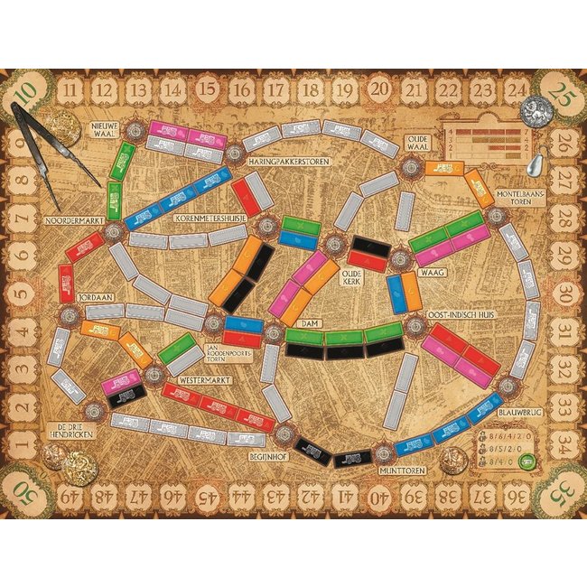 Asmodee Spel - Ticket to Ride - Amsterdam - NL