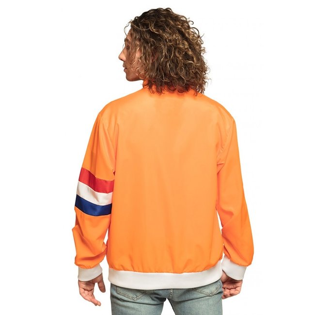 PartyXplosion Kostuum - Trainingsvest - Holland - Oranje - 80's & 90's - XL*