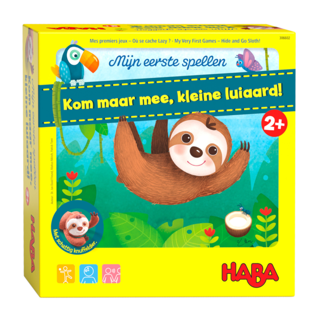 Haba Spel - Kom maar mee, kleine luiaard - 2+