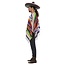 Smiffys Kostuum - Mexicaanse poncho - Multicolor