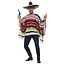 Smiffys Mexico - Kostuum - Poncho - Multicolor