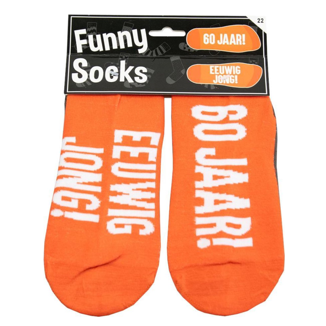 Paperdreams Sokken - 60 jaar! Eeuwig jong! - Funny socks