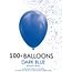 Fiesta Ballonnen - Fiësta - Hard blauw - 30cm - 100st.