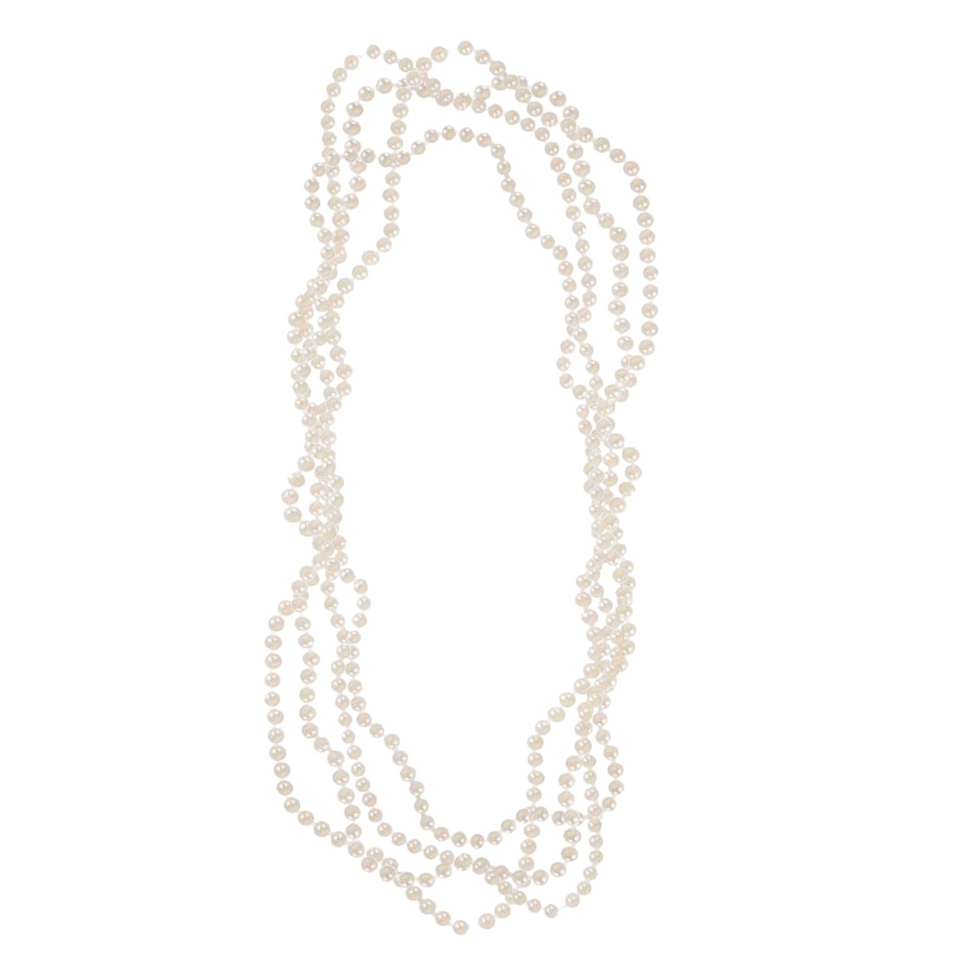 Ketting - Parels - Wit - 280cm
