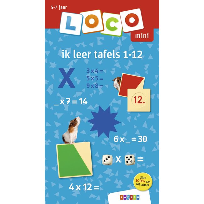 Loco Leerspellen Loco Mini - Boekje - Ik leer tafels - 5-7 jaar