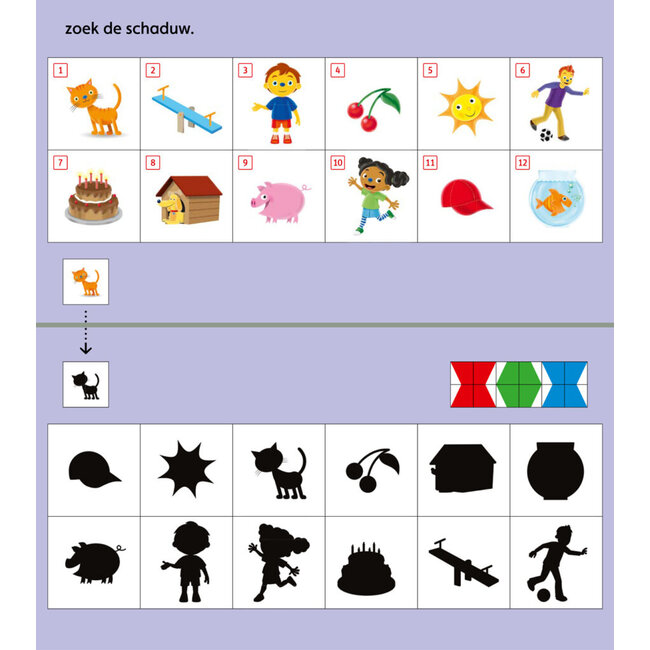 Loco Leerspellen Loco Mini - Boekje - Rompompom - Ik leer tellen t/m 10 - 4-6 jaar