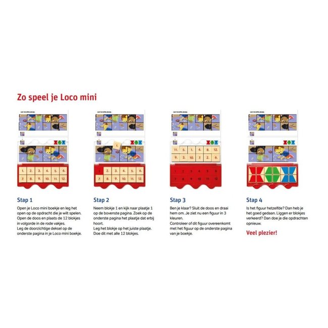 Loco Leerspellen Loco Mini - Boekje - Rompompom - Ik leer tellen t/m 20 - 5-7 jaar