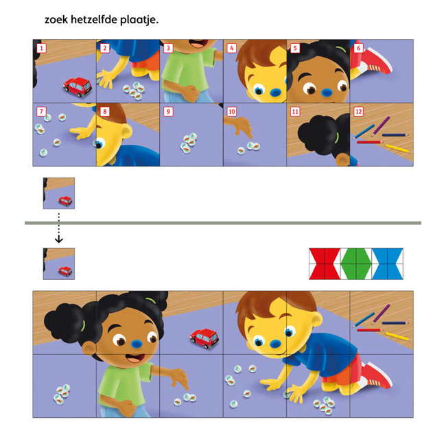 Loco Leerspellen Loco Mini - Boekje - Rompompom - Ik leer tellen t/m 20 - 5-7 jaar