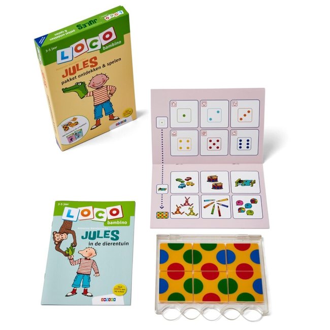 Loco Leerspellen Loco Bambino - Pakket - Jules - Ontdekken en spelen