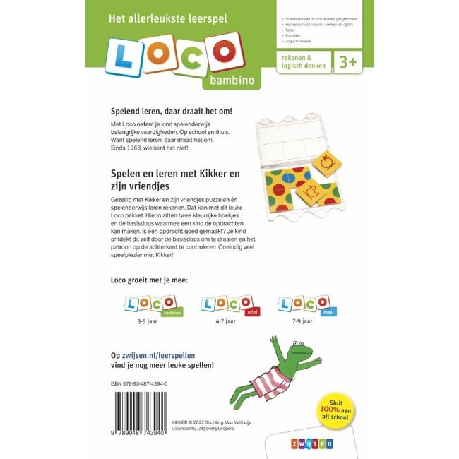 Loco Leerspellen Loco Bambino - Pakket - Kikker - Spelen en leren