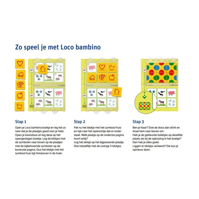 Loco Leerspellen Loco Bambino - Pakket - Kikker - Spelen en leren