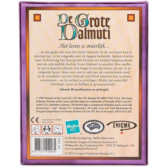 Kaartspel - De grote dalmuti