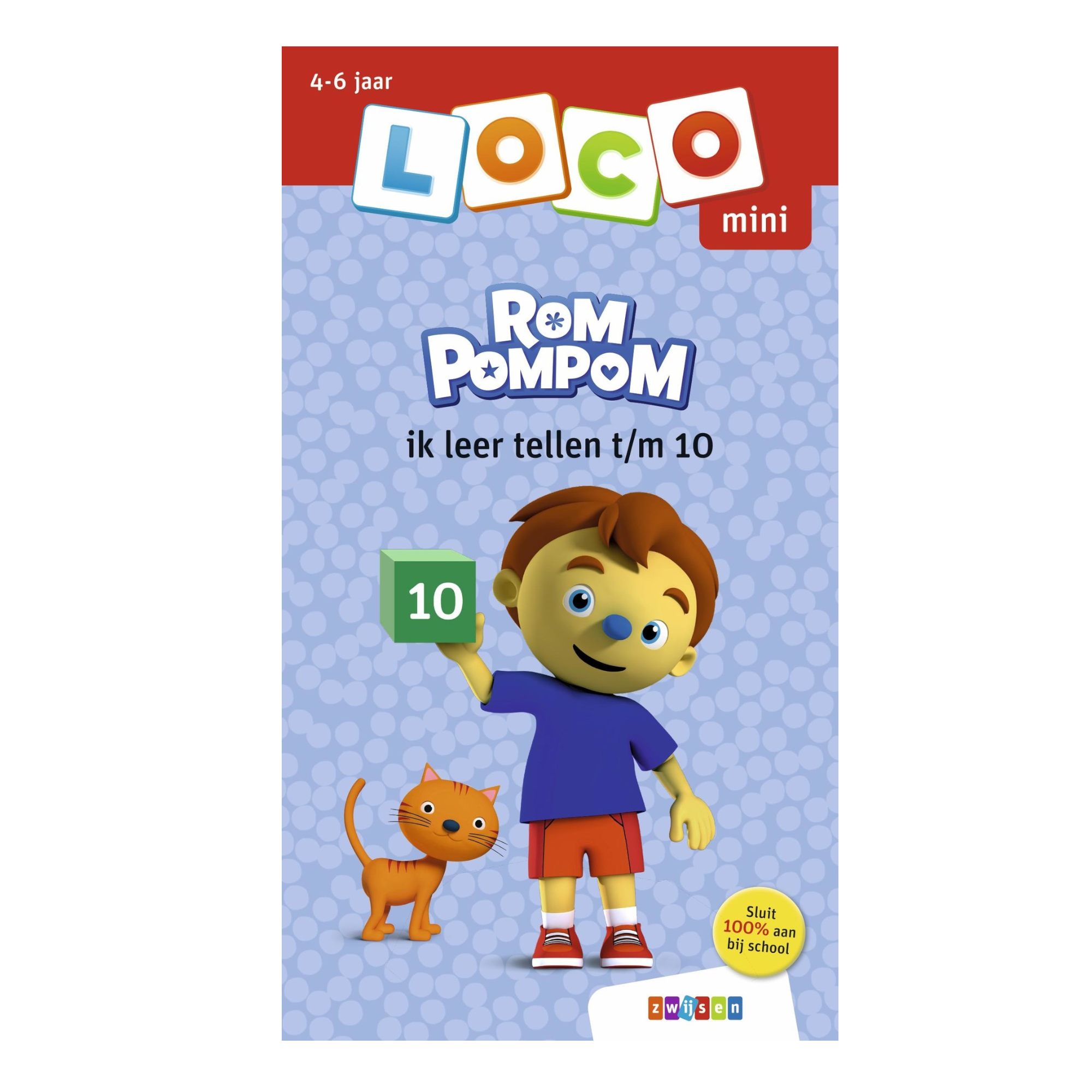 Loco Mini - Boekje - Rompompom - Ik leer tellen t/m 10 - 4-6 jaar
