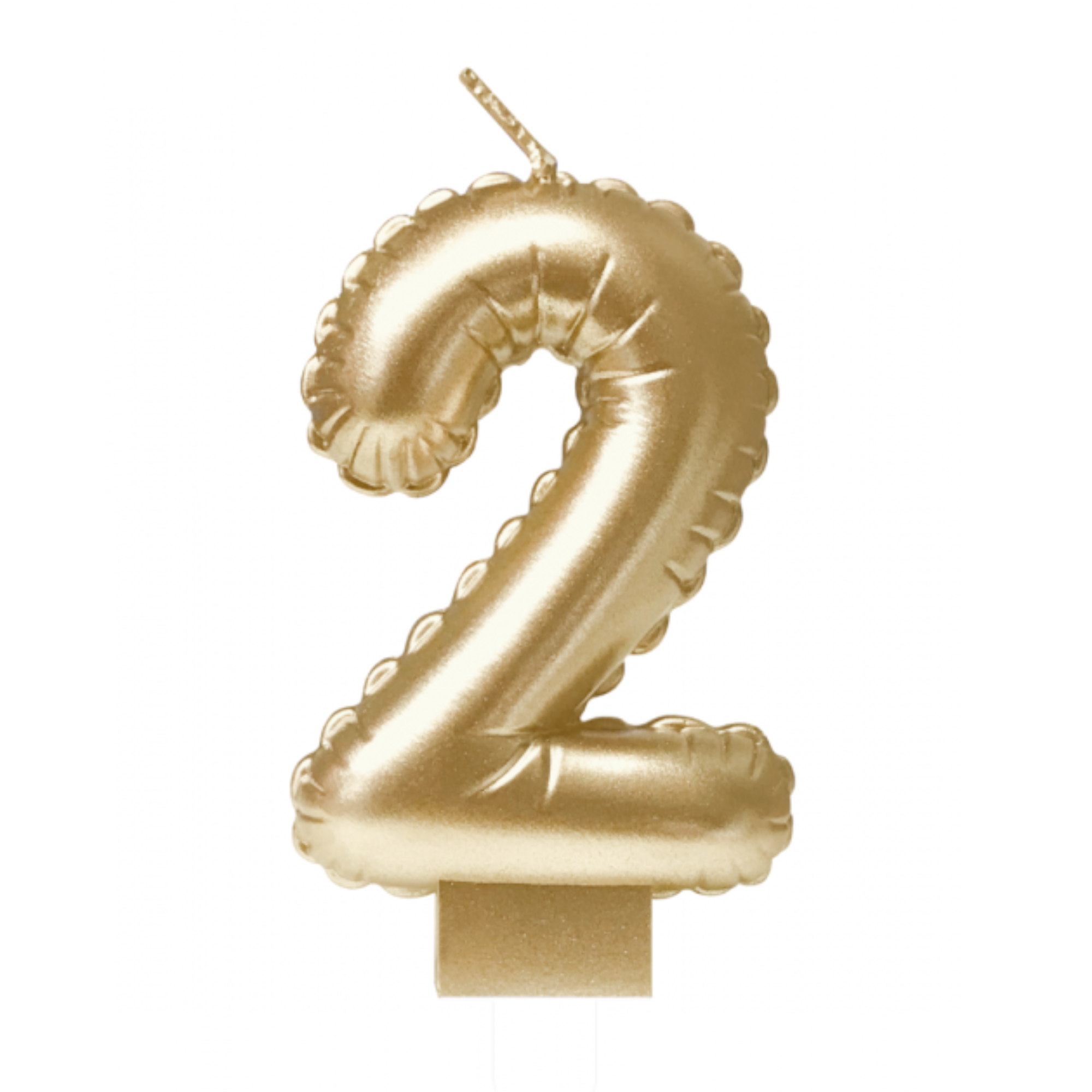 Taartkaarsje - 2 - Goud