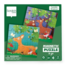 Scratch Boek - Magnetisch puzzelboek - Bosdieren - 2x20st.