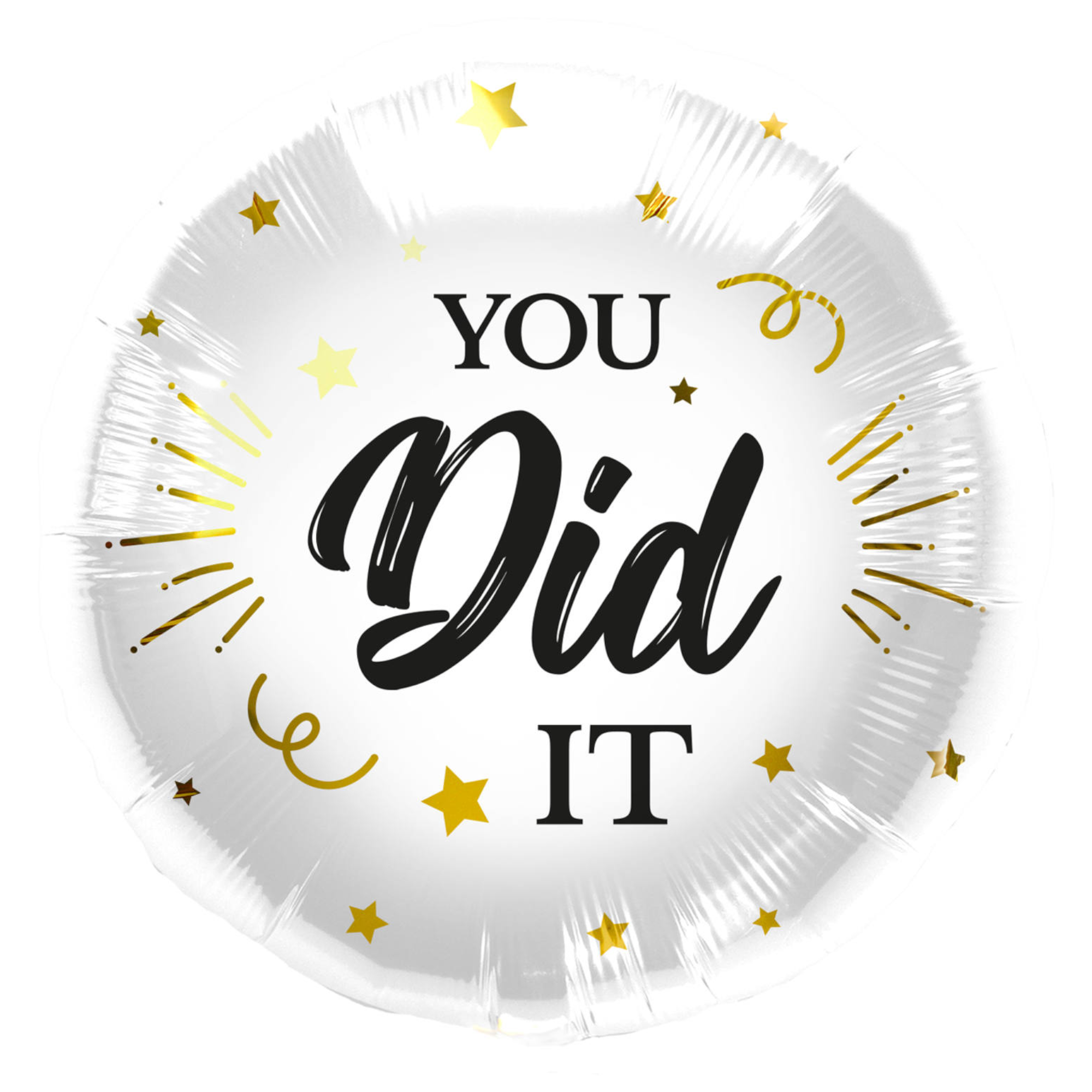 Folieballon - Geslaagd - You did it - 45cm - Zonder vulling