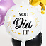 Folat Folieballon - Geslaagd - You did it - 45cm - Zonder vulling