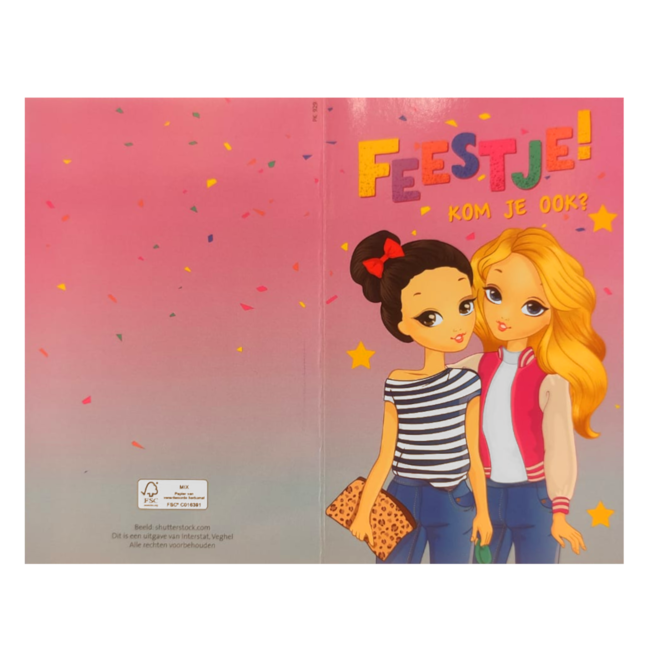ImageGroup Uitnodigingskaarten - Best Friends - 6st.