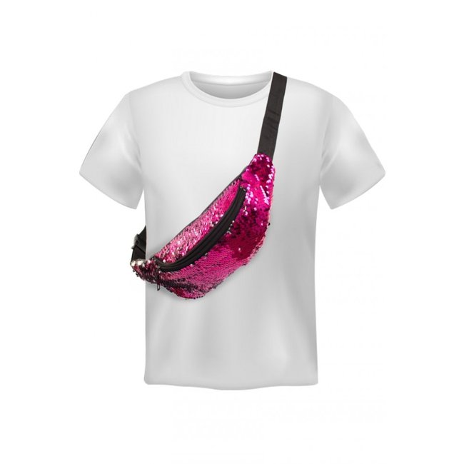 PartyXplosion Heuptas - Roze - Pailletten