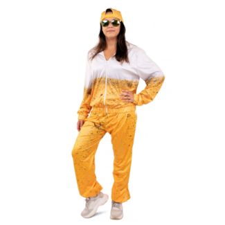 PartyXplosion Kostuum - Trainingspak - Bier - Unisex - 80's & 90's - M